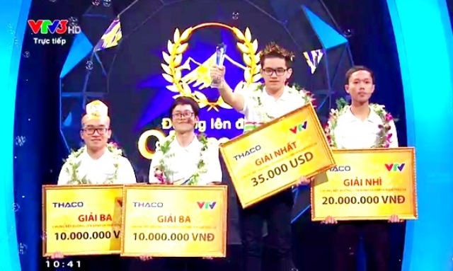 Nguyễn Hoàng Cường vô địch Đường lên đỉnh Olympia năm 2018
