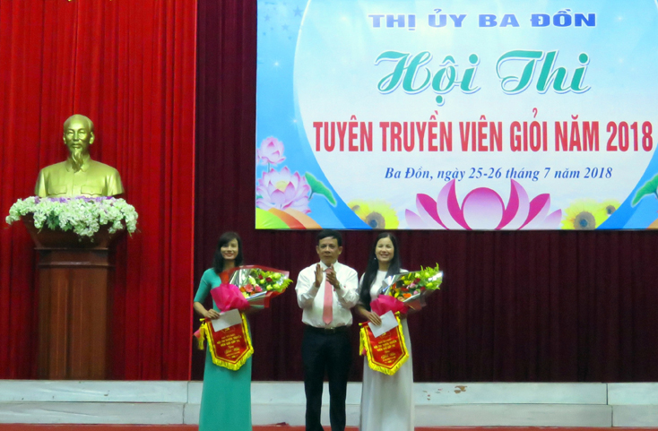 Ghi từ hội thi tuyên truyền viên giỏi thị xã Ba Đồn năm 2018