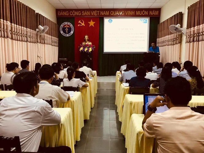 Tập huấn công tác điều tra số người mắc bệnh viêm gan do vi rút B và C tại cộng đồng