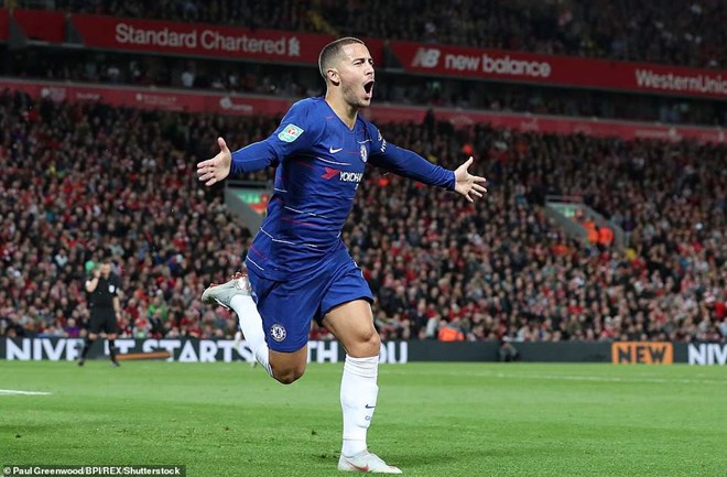 Chelsea 'đá bay' Liverpool khỏi Cúp Liên đoàn Anh tại Anfield