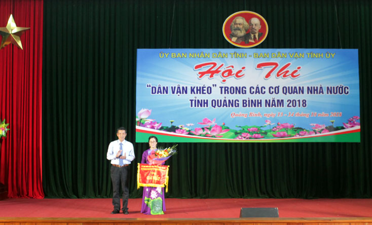 Sở Tư pháp đạt giải nhất hội thi "Dân vận khéo"