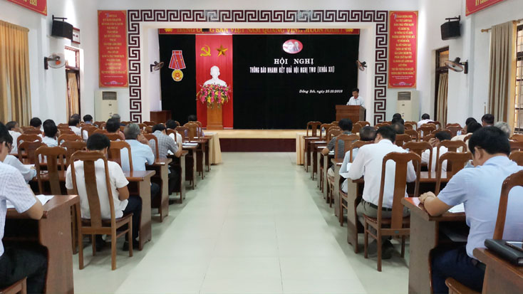 Đảng ủy Khối các cơ quan tỉnh: Thông báo nhanh kết quả Hội nghị Trung ương 8 (khóa XII)
