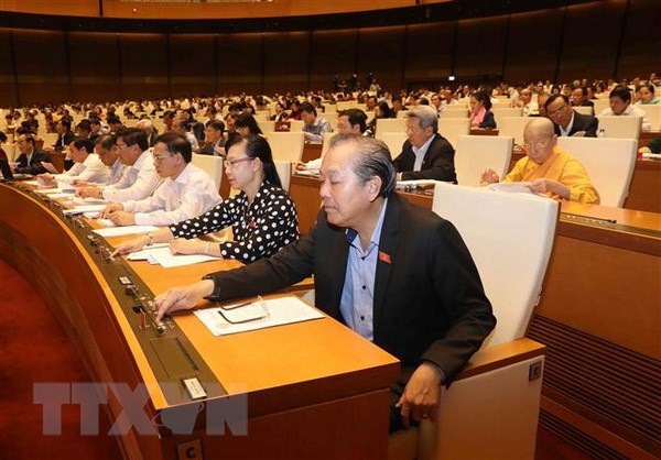 Quốc hội thông qua Luật Đặc xá sửa đổi với hơn 90% số phiếu tán thành