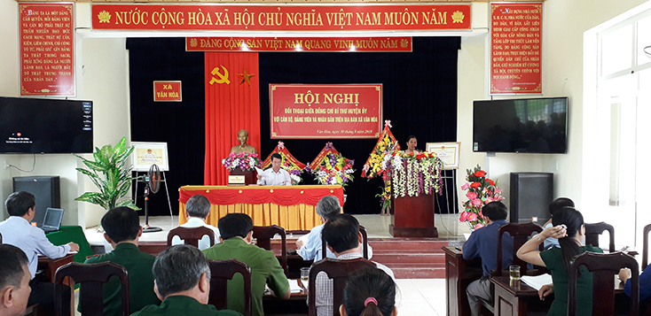 Tăng cường đối thoại trực tiếp với nhân dân