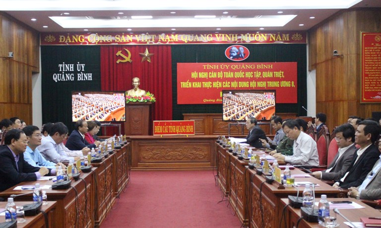 Hội nghị cán bộ toàn quốc học tập, quán triệt, triển khai thực hiện các nội dung Hội nghị Trung ương 8, khóa XII của Đảng