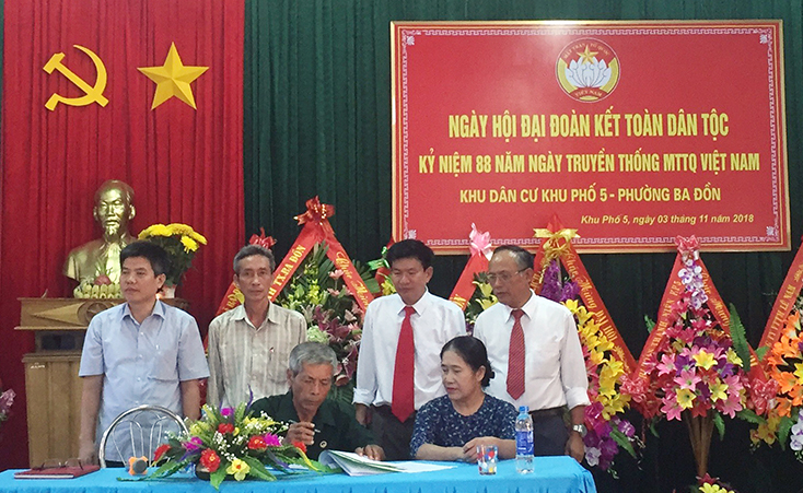 Thị xã Ba Đồn:  Phát huy sức mạnh khối đại đoàn kết toàn dân