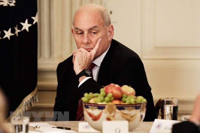 Chánh văn phòng Nhà Trắng John Kelly sẽ rời nhiệm sở vào cuối năm