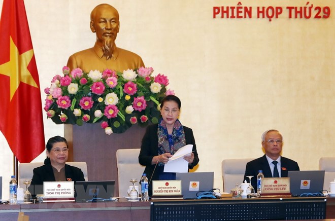 Khai mạc Phiên họp thứ 29 của Ủy ban Thường vụ Quốc hội