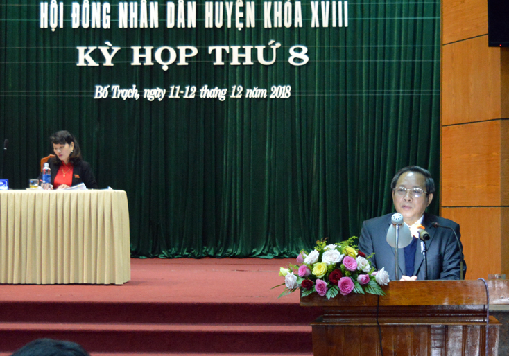 Huyện Bố Trạch phấn đấu thực hiện có hiệu quả các mục tiêu kinh tế-xã hội, quốc phòng-an ninh năm 2019