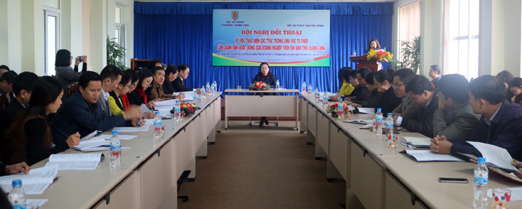 Tăng cường đơn giản hóa thủ tục hành chính trong lĩnh vực Tư pháp liên quan đến doanh nghiệp
