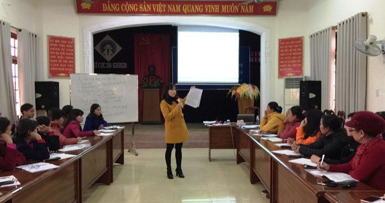 Bồi dưỡng kiến thức và kỹ năng nâng cao chất lượng dân số