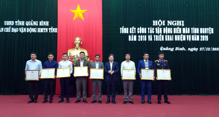 Năm 2018, toàn tỉnh tiếp nhận được gần 11.600 đơn vị máu