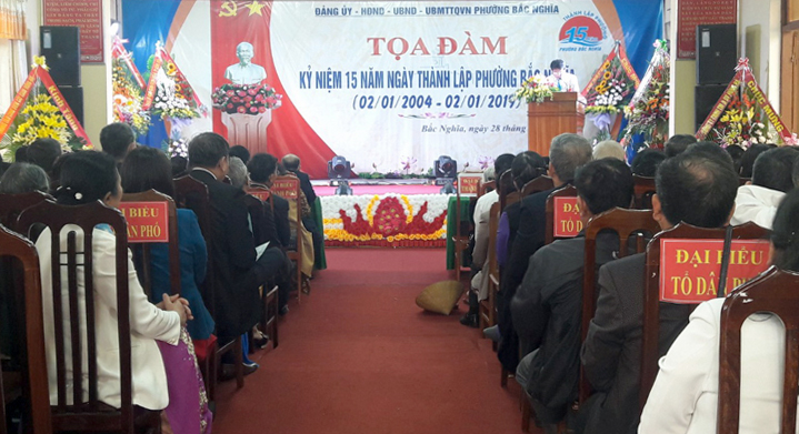Tọa đàm kỷ niệm 15 năm thành lập phường Bắc Nghĩa
