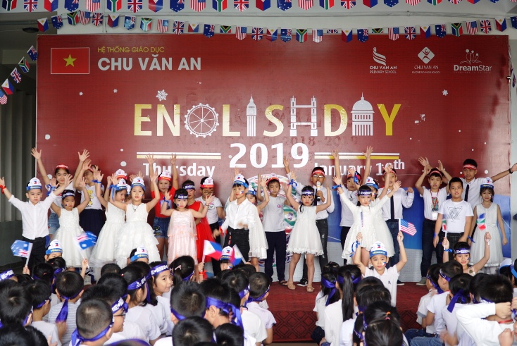 Trường tiểu học Chu Văn An tổ chức "Ngày hội tiếng Anh"