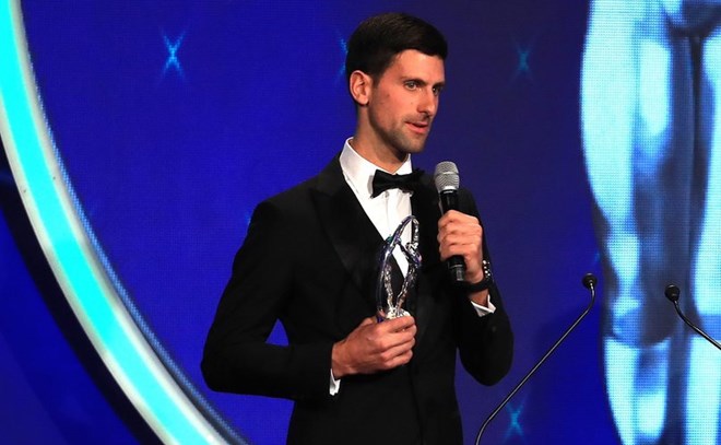 Giải "Oscar thể thao" 2019 vinh danh tay vợt Novak Djokovic