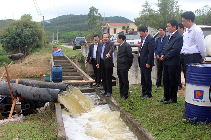Chủ động, kịp thời xây dựng và triển khai "kịch bản" chống hạn