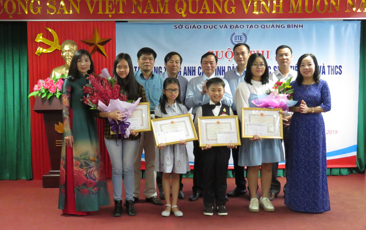 46 thí sinh đạt giải tại cuộc thi tài năng tiếng Anh cấp tỉnh năm 2019