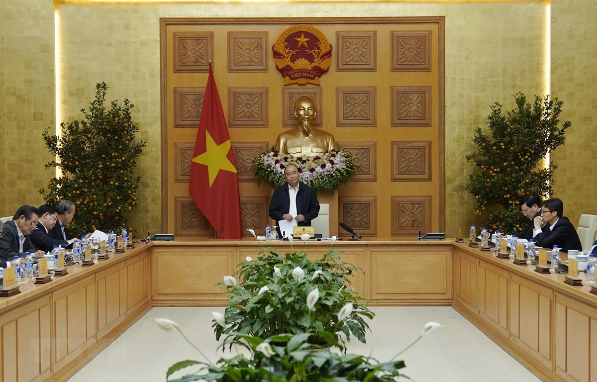 Thủ tướng Nguyễn Xuân Phúc làm việc với các chuyên gia, nhà khoa học