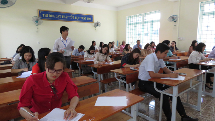 Khai mạc hội thi giáo viên dạy giỏi THPT cấp tỉnh năm 2019