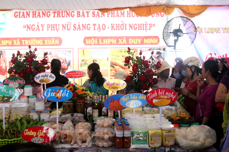 Quảng Ninh: Sôi nổi ngày hội "Phụ nữ sáng tạo, khởi nghiệp"