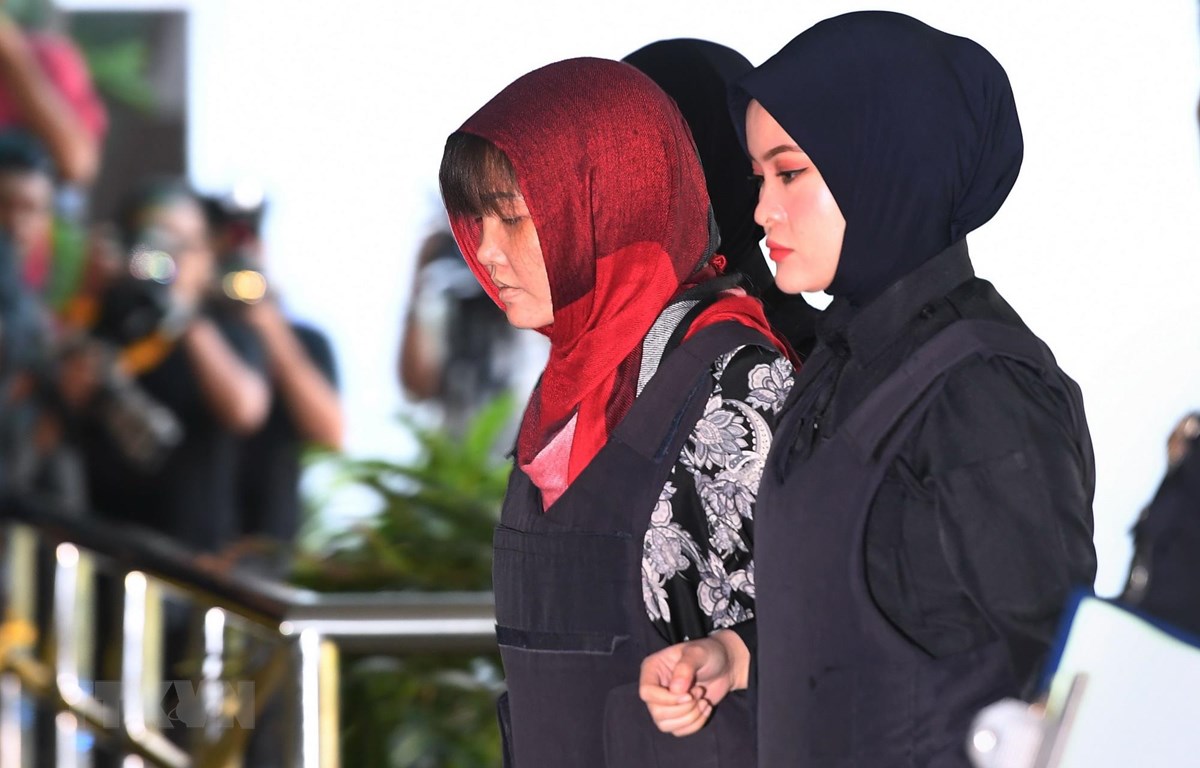 Tòa án Malaysia tiến hành phiên xét xử nghi phạm Đoàn Thị Hương