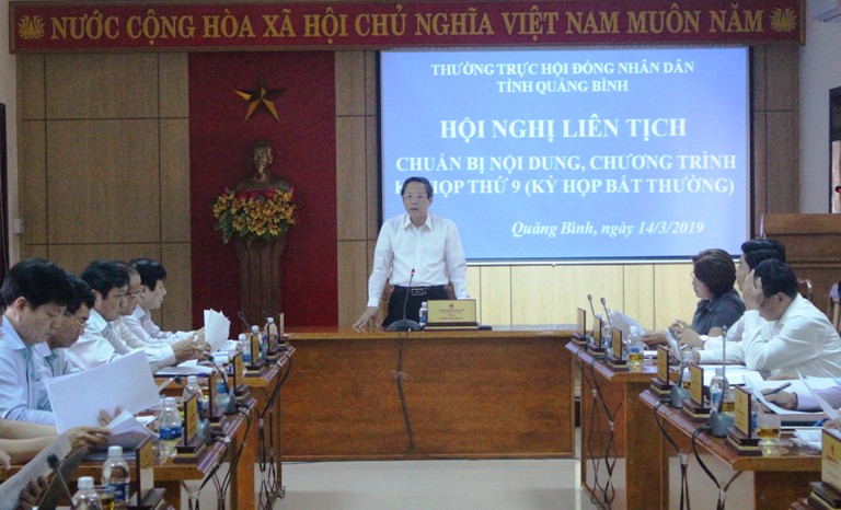 Thường trực HĐND tỉnh: Thống nhất nội dung, chương trình kỳ họp bất thường HĐND tỉnh khoá XVII