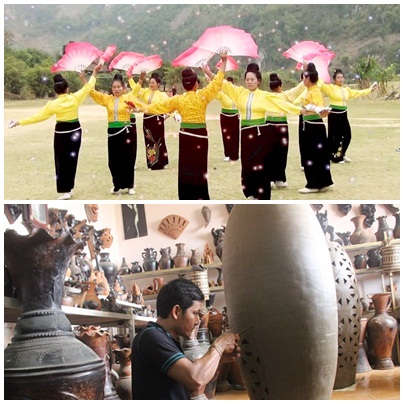 Trình UNESCO hồ sơ "Nghệ thuận Xòe Thái" và "Nghệ thuật làm gốm của người Chăm"