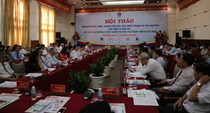 Hội thảo báo Đảng các tỉnh, thành phố khu vực miền Trung-Tây Nguyên lần thứ 9 (vòng IV)