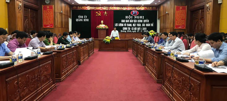 Tập trung xây dựng kế hoạch dân vận chính quyền