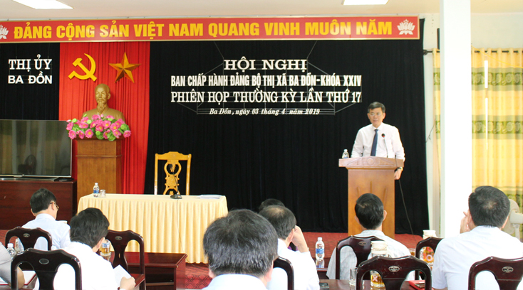 TX. Ba Đồn: Các lĩnh vực kinh tế-xã hội phát triển ổn định