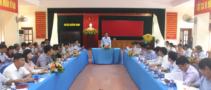 Huyện Quảng Ninh huy động mọi nguồn lực để phát triển kinh tế-xã hội