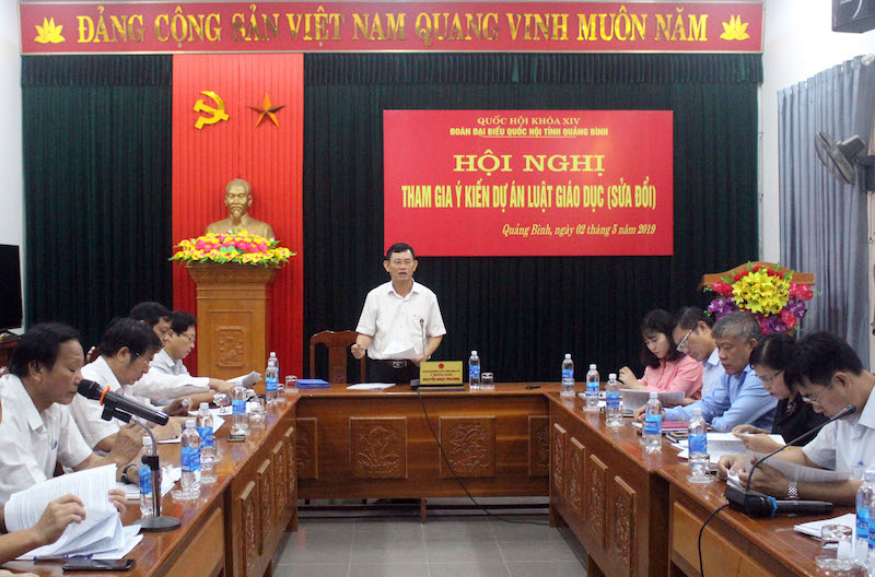 Góp ý kiến dự án Luật Giáo dục (sửa đổi)