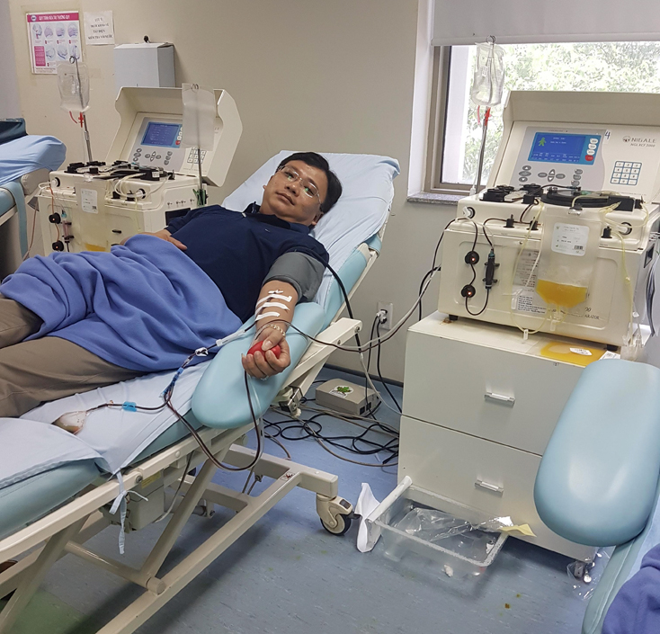 Trần Văn Nho-gương sáng hiến máu tình nguyện