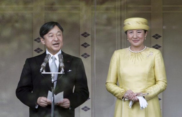 Tân Nhật hoàng Naruhito lần đầu tiên xuất hiện sau khi đăng quang