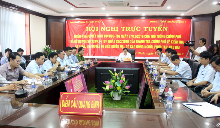 Tập trung giải quyết dứt điểm các vụ việc khiếu nại, tố cáo đông người, phức tạp, kéo dài