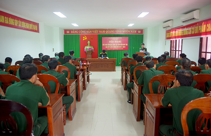 Rút kinh nghiệm công tác tìm kiếm, quy tập hài cốt liệt sỹ mùa khô 2018-2019