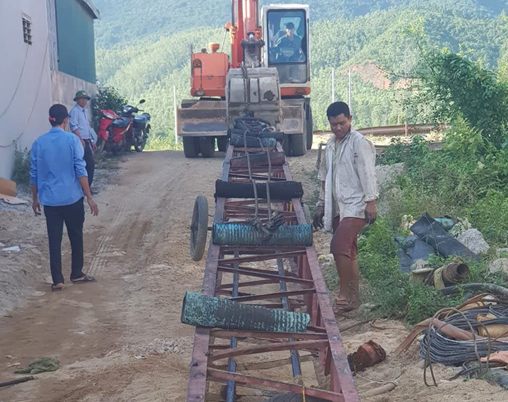 Triệt phá điểm khai thác, tập kết, kinh doanh cát trái phép
