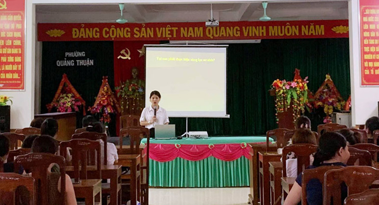 Tư vấn, nói chuyện chuyên đề nâng cao chất lượng dân số