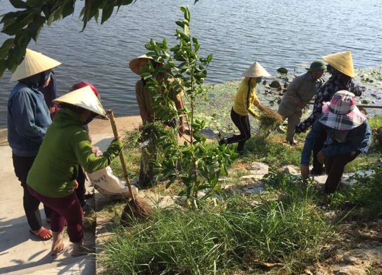 Triển khai dự án "Bảo vệ môi trường trên dòng sông Kiến Giang"