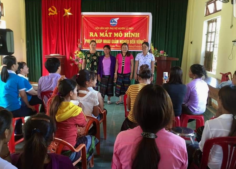 Ra mắt mô hình "Phụ nữ giúp nhau giảm nghèo bền vững"