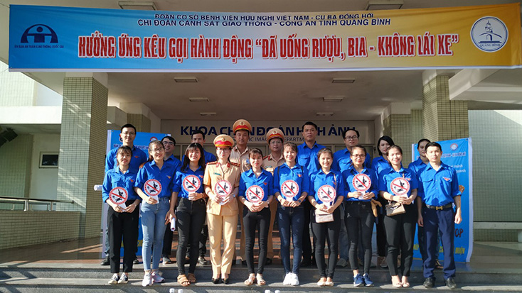 Lan tỏa thông điệp "Đã uống rượu bia là không lái xe"