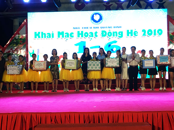 Nhà Thiếu nhi tỉnh khai mạc hoạt động hè 2019