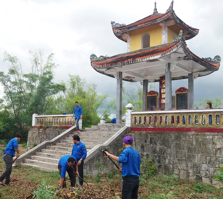 Tuổi trẻ Lệ Thủy:  Đẩy mạnh phong trào "Đền ơn đáp nghĩa"