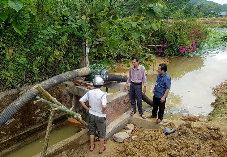 Tuyên Hóa: Tập trung chống hạn cho vụ hè-thu