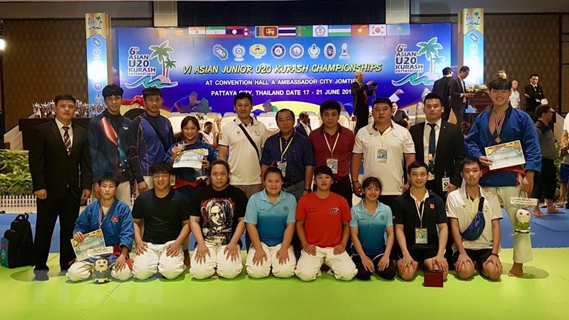 Việt Nam giành nhiều huy chương tại giải vô địch Kurash trẻ châu Á