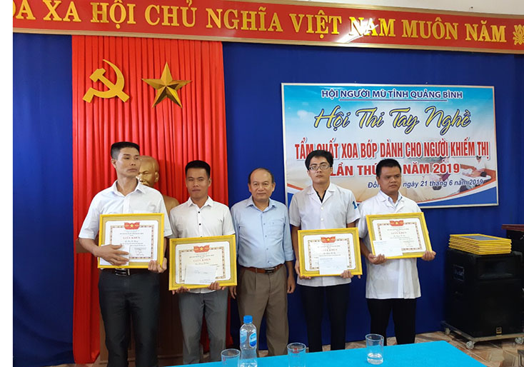 Hội thi tay nghề tẩm quất, xoa bóp dành cho người khiếm thị