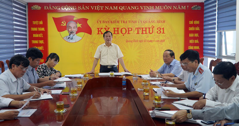 Kết luận phiên họp thứ 31 của Ủy ban Kiểm tra Tỉnh uỷ