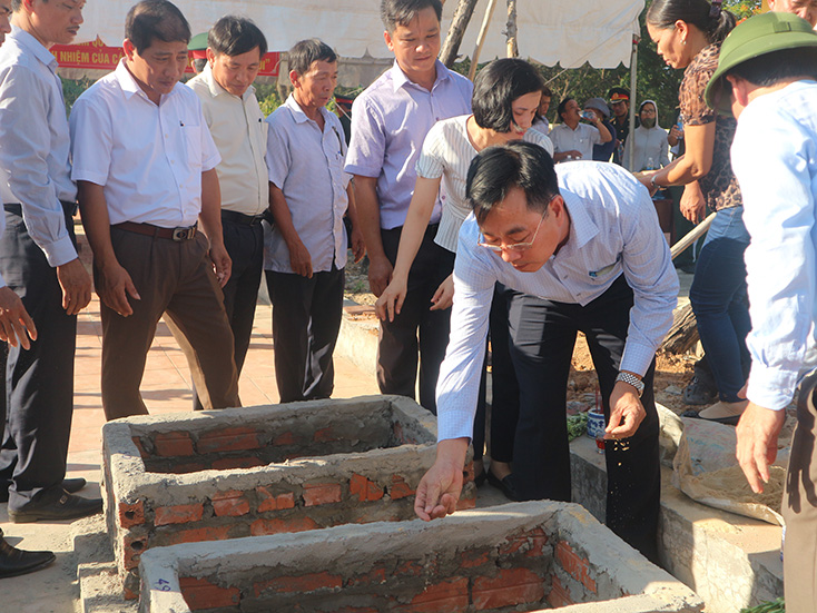 Huyện Quảng Ninh tổ chức lễ tiếp nhận và an táng hài cốt liệt sỹ