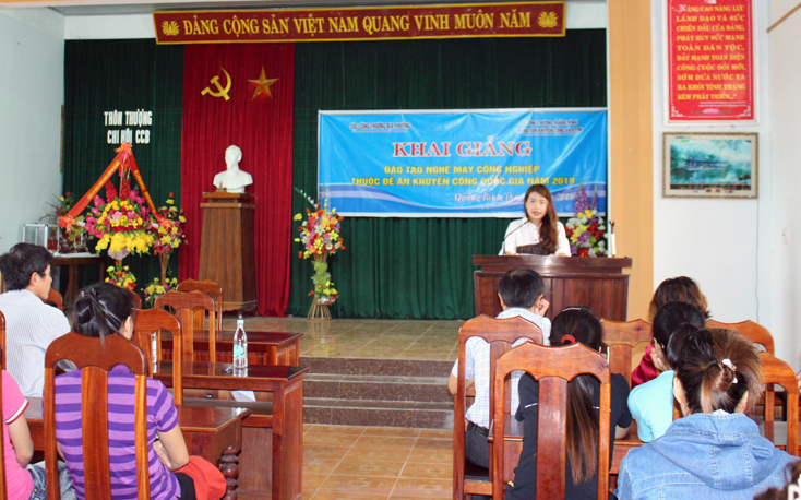 Tăng cường công tác hỗ trợ đào tạo nghề may công nghiệp