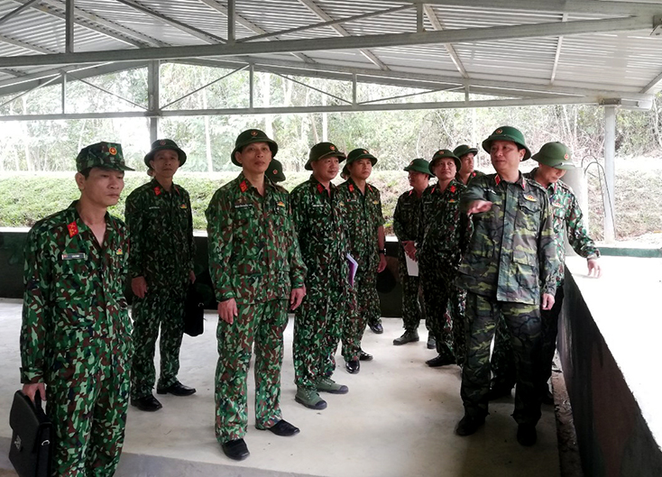 Bộ Tư lệnh Quân khu 4: Kiểm tra công tác chuẩn bị diễn tập khu vực phòng thủ tỉnh